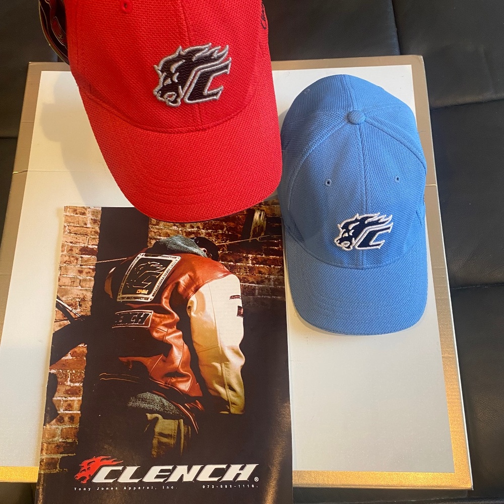 Clench Vintage Caps 2 Pc Lot One Size